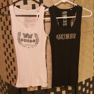 Lot of Qty 2 GUESS Tank Tops